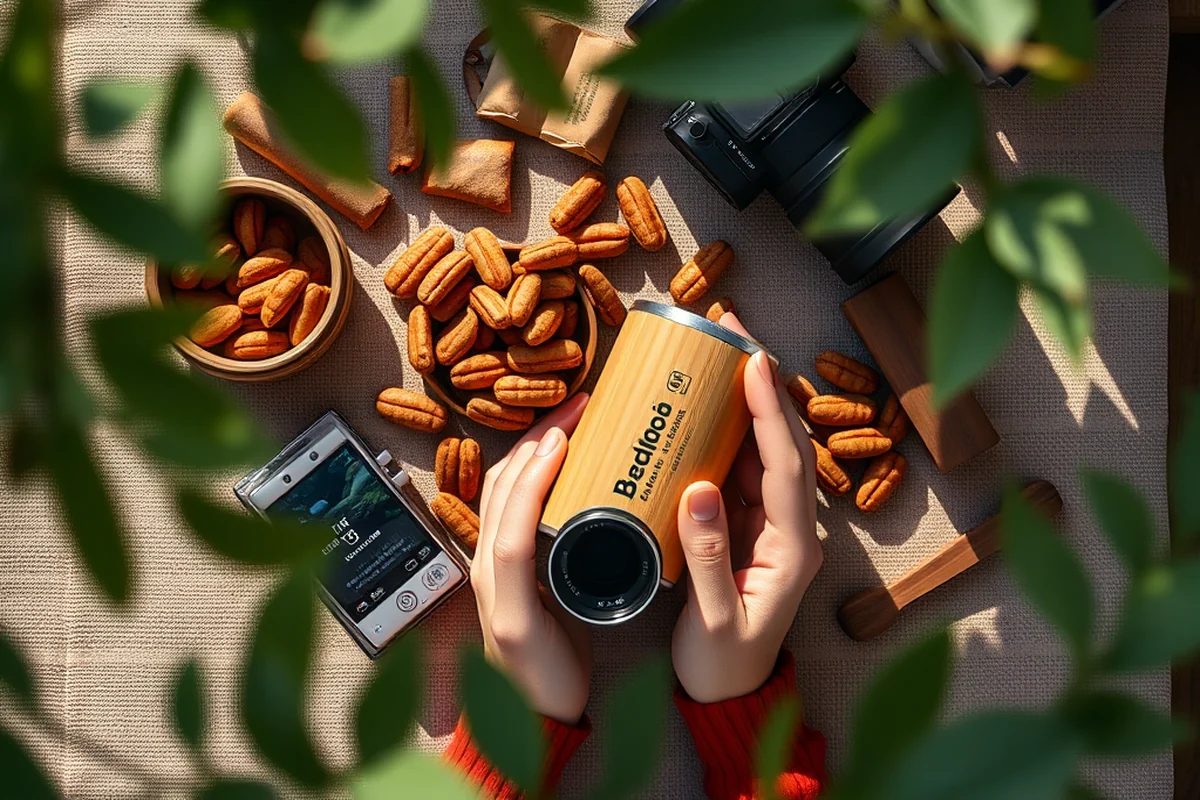 eco friendly bamboo travel mug — Eco Friendly Bamboo Travel Mug (the finished result)
