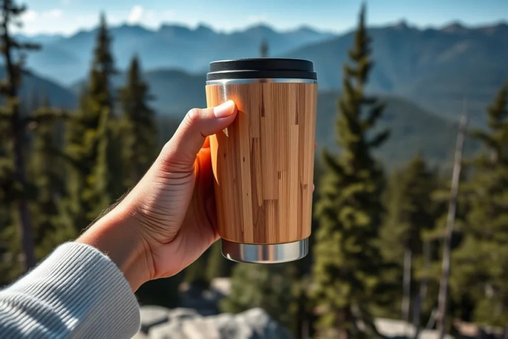 Eco Friendly Bamboo Travel Mug