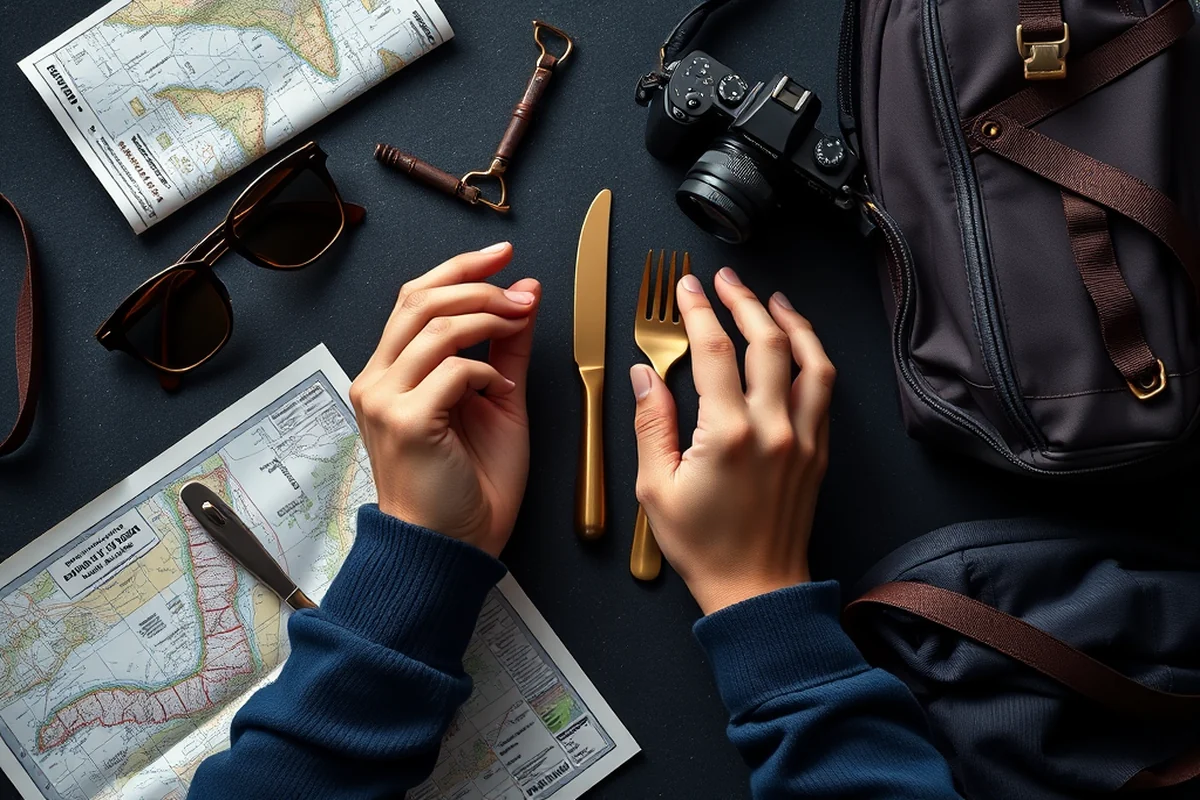eco friendly travel cutlery set — Eco Friendly Travel Cutlery Set (the finished result)